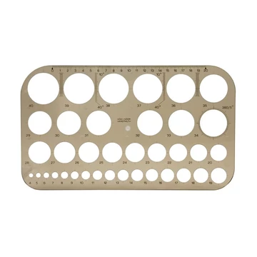 Körsablon, műanyag, KOH-I-NOOR "z37" Körsablon, műanyag, KOH-I-NOOR "z37"