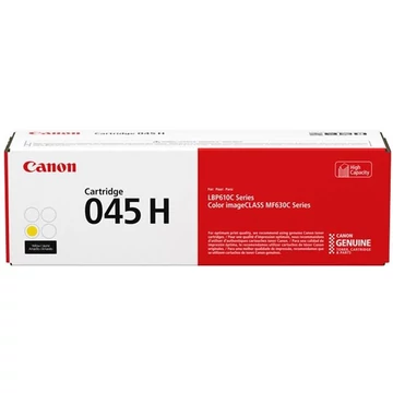 CRG-045HY Lézertoner LBP613Cdw, LBP611Cn, MF635Cx nyomtatókhoz, CANON, sárga, 2,2k