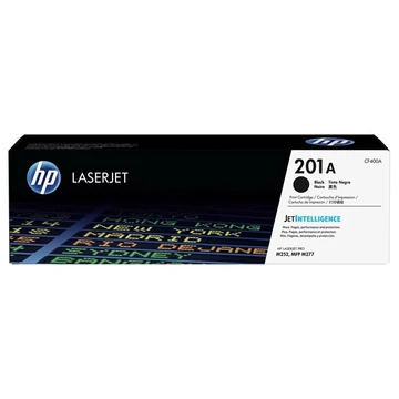 CF400A Lézertoner Color LaserJet Pro M252, M277 nyomtatóhoz, HP 201A, fekete, 1,5k