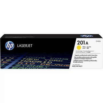 CF402A Lézertoner Color LaserJet Pro M252, M277 nyomtatóhoz, HP 201A, sárga, 1,4k