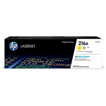 W2412A Lézertoner HP Color LaserJet Pro M182, M183 nyomtatókhoz, HP 216A, sárga, 0,85k