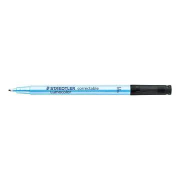 Alkoholmentes marker, OHP, 0,6 mm, STAEDTLER "Lumocolor® 305 F", fekete