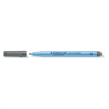 Alkoholmentes marker, OHP, 1 mm, STAEDTLER "Lumocolor® 305 M", fekete