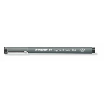Tusfilc, 0,4 mm, STAEDTLER "Pigment Liner 308", fekete Tusfilc, 0,4 mm, STAEDTLER "Pigment Liner 308", fekete