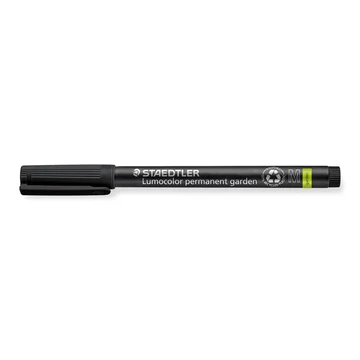 Alkoholos marker, 1 mm, kúpos, STAEDTLER "Lumocolor® garden 319 GM", fekete Alkoholos marker, 1 mm, kúpos, STAEDTLER "Lumocolor® garden 319 GM", fekete