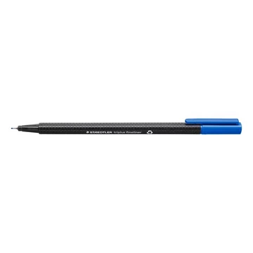 Tűfilc, 0,3 mm, STAEDTLER "Triplus 334", ciánkék