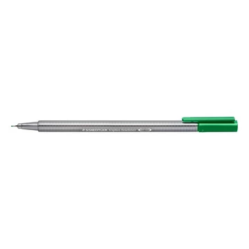 Tűfilc, 0,3 mm, STAEDTLER "Triplus 334", zöld