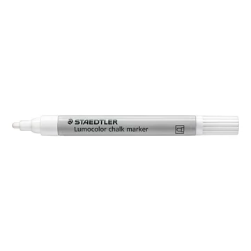 Krétamarker, 2,4 mm, kúpos, STAEDTLER "Lumocolor® 344", fehér Krétamarker, 2,4 mm, kúpos, STAEDTLER "Lumocolor® 344", fehér