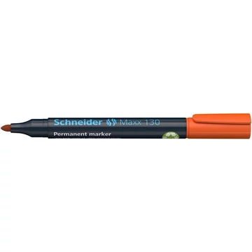 Alkoholos marker, 1-3 mm, kúpos, SCHNEIDER "Maxx 130", narancssárga Alkoholos marker, 1-3 mm, kúpos, SCHNEIDER "Maxx 130", narancssárga