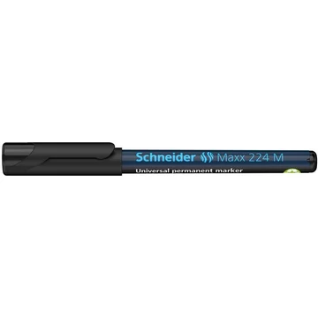 Alkoholos marker, OHP, 1 mm, SCHNEIDER "Maxx 224 M", fekete Alkoholos marker, OHP, 1 mm, SCHNEIDER "Maxx 224 M", fekete