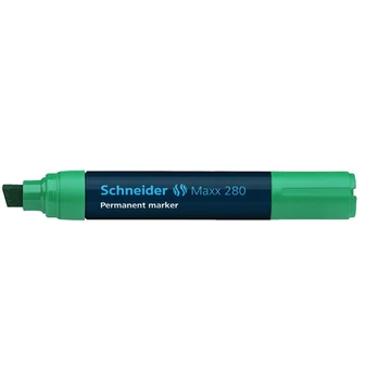 Alkoholos marker, 4-12 mm, vágott, SCHNEIDER "Maxx 280", zöld Alkoholos marker, 4-12 mm, vágott, SCHNEIDER "Maxx 280", zöld