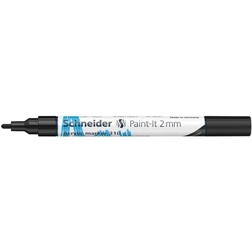 Dekormarker, akril, 2 mm, SCHNEIDER "Paint-It 310", fekete