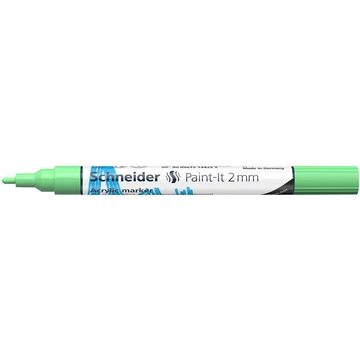 Dekormarker, akril, 2 mm, SCHNEIDER "Paint-It 310", pasztellzöld Dekormarker, akril, 2 mm, SCHNEIDER "Paint-It 310", pasztellzöld