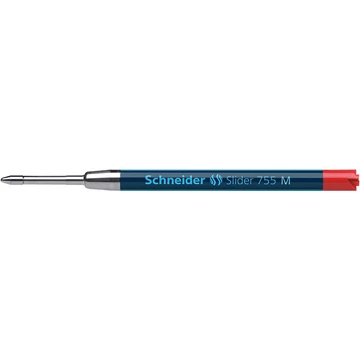Golyóstollbetét, 0,5 mm, SCHNEIDER "Slider 755", piros