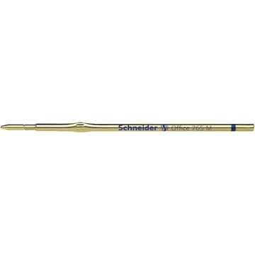 Golyóstollbetét, 0,5 mm, SCHNEIDER "Office 765", kék, 10 db/csomag