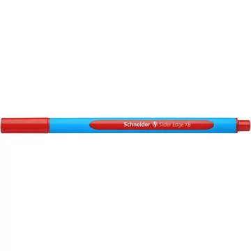 Golyóstoll, 0,7 mm, kupakos, SCHNEIDER "Slider Edge XB", piros