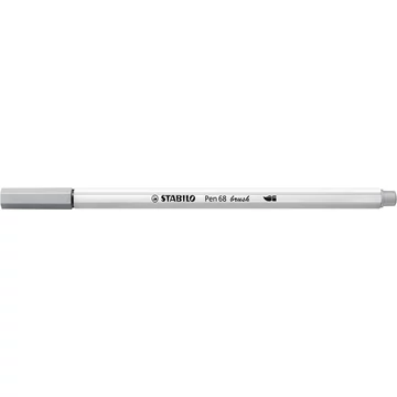 Ecsetirón, STABILO "Pen 68 brush", középszürke Ecsetirón, STABILO "Pen 68 brush", középszürke