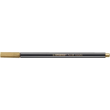 Rostirón, 1,4 mm, STABILO "Pen 68 metallic", arany