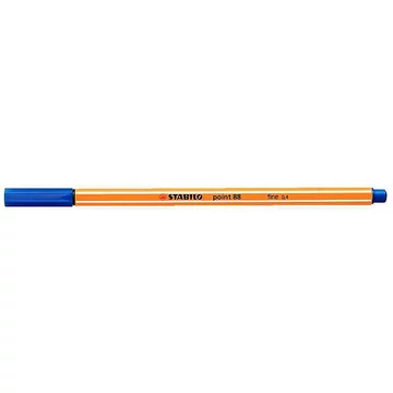 Tűfilc, 0,4 mm, STABILO "Point 88", kék