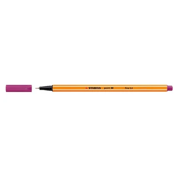 Tűfilc, 0,4 mm, STABILO "Point 88", sötétlila