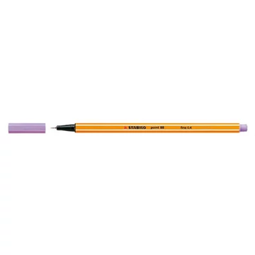 Tűfilc, 0,4 mm, STABILO "Point 88", pasztell-lila