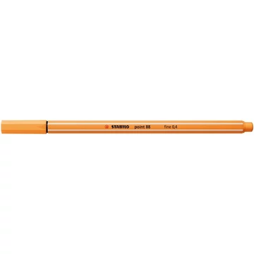 Tűfilc, 0,4 mm, STABILO "Point 88", papaya