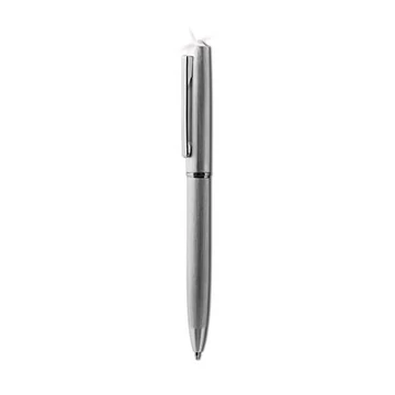 Golyóstoll, ezüst, "Oslo", fehér SWAROVSKI® kristállyal, 13 cm, ART CRYSTELLA®