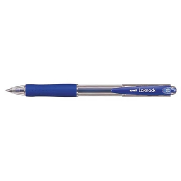 Golyóstoll, 0,3 mm, nyomógombos, UNI "SN-100 Laknock", kék Golyóstoll, 0,3 mm, nyomógombos, UNI "SN-100 Laknock", kék
