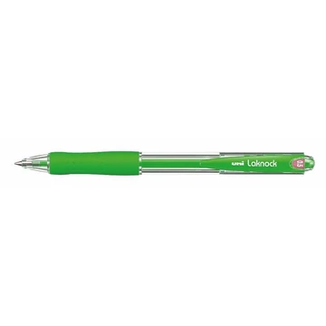 Golyóstoll, 0,3 mm, nyomógombos, UNI "SN-100 Laknock", zöld Golyóstoll, 0,3 mm, nyomógombos, UNI "SN-100 Laknock", zöld