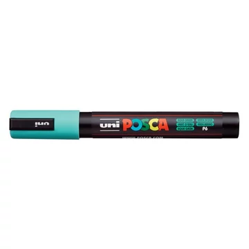 Dekormarker, 1,8-2,5 mm, UNI "Posca PC-5M", tengerzöld