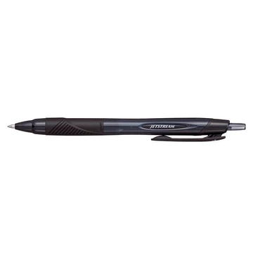 Golyóstoll, 0,35 mm, nyomógombos, fekete tolltest, UNI "SXN-157S Jetstream Sport Eco", fekete