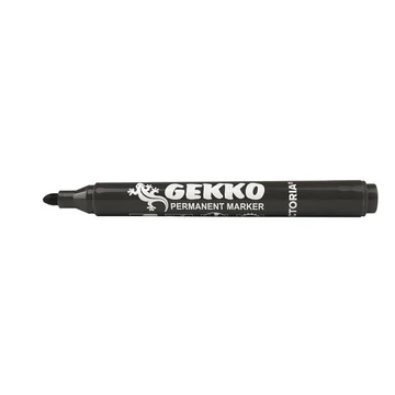 Alkoholos marker, 1-3 mm, kúpos, VICTORIA OFFICE, "Gekko", fekete Alkoholos marker, 1-3 mm, kúpos, VICTORIA OFFICE, "Gekko", fekete