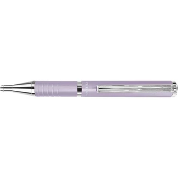 Golyóstoll, 0,24 mm, teleszkópos, levendula tolltest, ZEBRA "SL-F1", kék