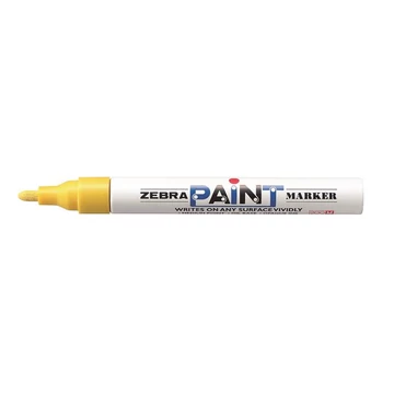 Lakkmarker, 3 mm, ZEBRA "Paint marker", sárga Lakkmarker, 3 mm, ZEBRA "Paint marker", sárga