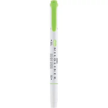Szövegkiemelő, 1,0/3,5 mm, kétvégű ZEBRA "Mildliner Cool & Refined" zöld Szövegkiemelő, 1,0/3,5 mm, kétvégű ZEBRA "Mildliner Cool & Refined" zöld