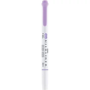 Szövegkiemelő, 1,0/3,5 mm, kétvégű ZEBRA "Mildliner Cool & Refined" lila Szövegkiemelő, 1,0/3,5 mm, kétvégű ZEBRA "Mildliner Cool & Refined" lila