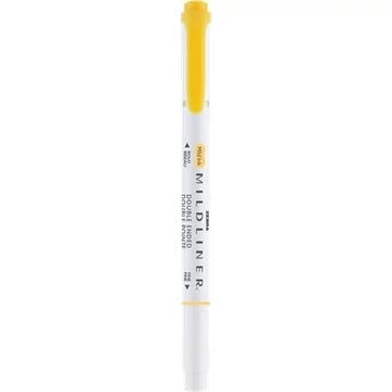Szövegkiemelő, 1,0/3,5 mm, kétvégű, ZEBRA "Mildliner Warm", arany