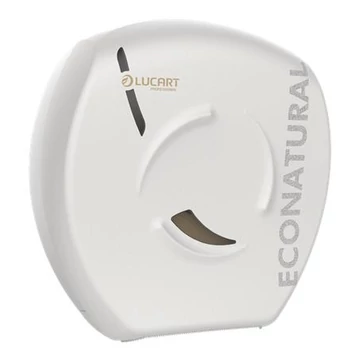 Toalettpapír adagoló, 35,7x35,2x14,2 cm, LUCART "EcoNatural Flow Jumbo", fehér