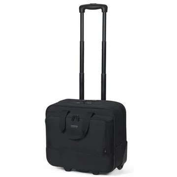 Utazótáska, notebook rekesszel, kerekekkel, 16", URBAN FACTORY, fekete