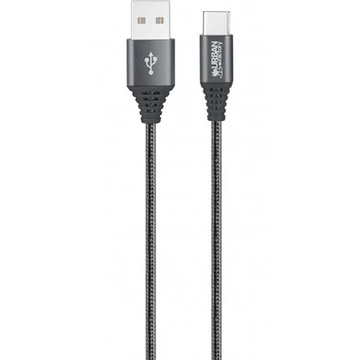 USB kábel, USB-A - USB-C, 2 m, URBAN FACTORY USB kábel, USB-A - USB-C, 2 m, URBAN FACTORY