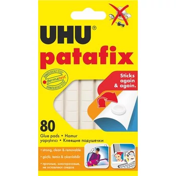 Gyurmaragasztó, 80 kocka/csomag, UHU "Patafix" Gyurmaragasztó, 80 kocka/csomag, UHU "Patafix"