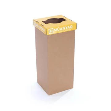 Szelektív hulladékgyűjtő, újrahasznosított, 50 l, RECOBIN "Office", sárga Szelektív hulladékgyűjtő, újrahasznosított, 50 l, RECOBIN "Office", sárga