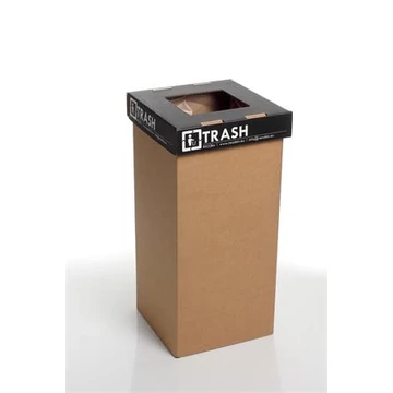 Szelektív hulladékgyűjtő, újrahasznosított, angol felirat, 20 l, RECOBIN "Mini", fekete Szelektív hulladékgyűjtő, újrahasznosított, angol felirat, 20 l, RECOBIN "Mini", fekete