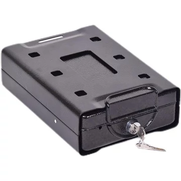 Értéktároló, mobil, 1,1 l, 70x160x220 mm, KINGSAFE "Car Safe"