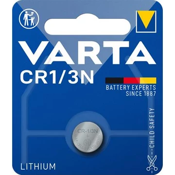 Gombelem, 3V, CR1/3N BL1, 1 db, lítium, VARTA "Professional"