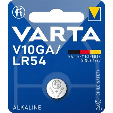 Gombelem, V10GA / LR1130 / LR54 / 189, 1 db, VARTA Gombelem, V10GA / LR1130 / LR54 / 189, 1 db, VARTA