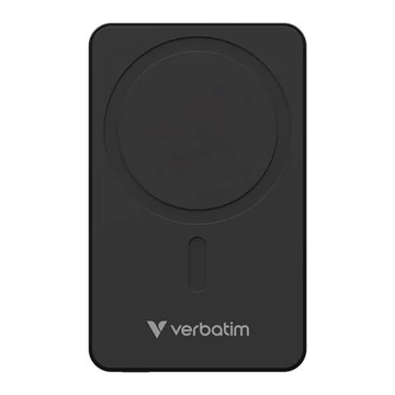 Power bank, külső akkumulátor, vezeték nélküli, 10.000mAh, VERBATIM "Charge n Go Essentials", fekete Power bank, külső akkumulátor, vezeték nélküli, 10.000mAh, VERBATIM "Charge n Go Essentials", fekete