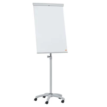 Flipchart tábla, mobil, mágneses felület, NOBO "Essentials", fehér