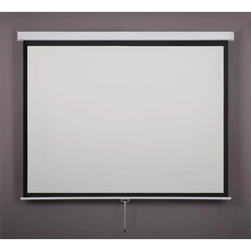 Vetítővászon, fali, rolós, 1:1, 160x160cm, VICTORIA VISUAL