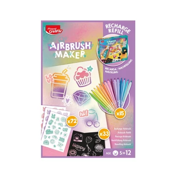 Kreatív festékszóró utántöltő, MAPED CREATIV "Airbrush Maker", pasztel színek